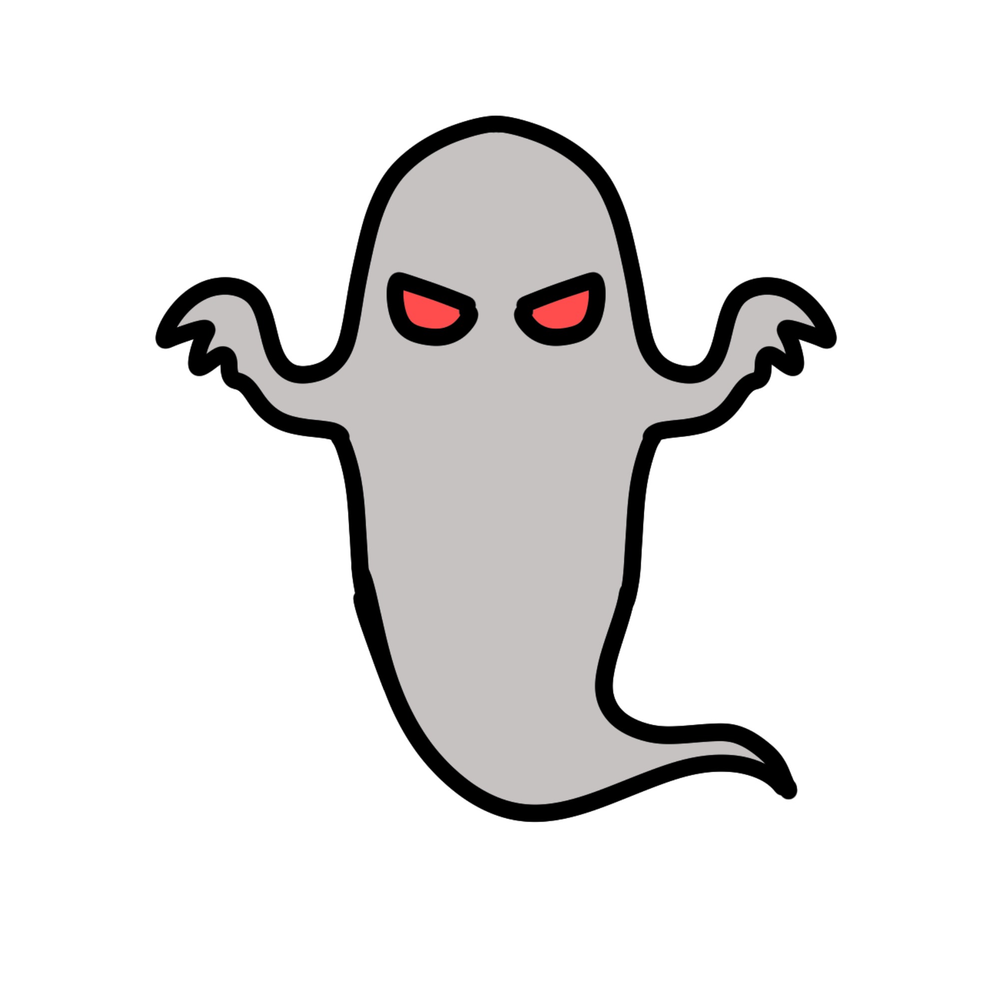 おばけ イラスト 簡単