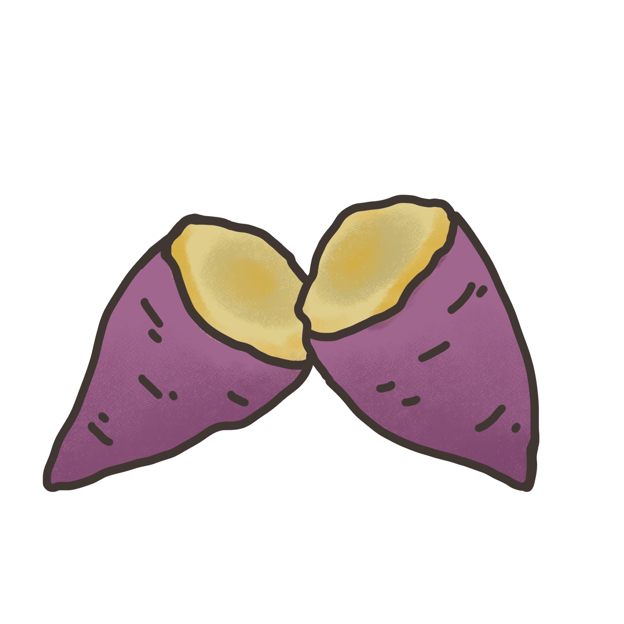 さつまいも イラスト 簡単