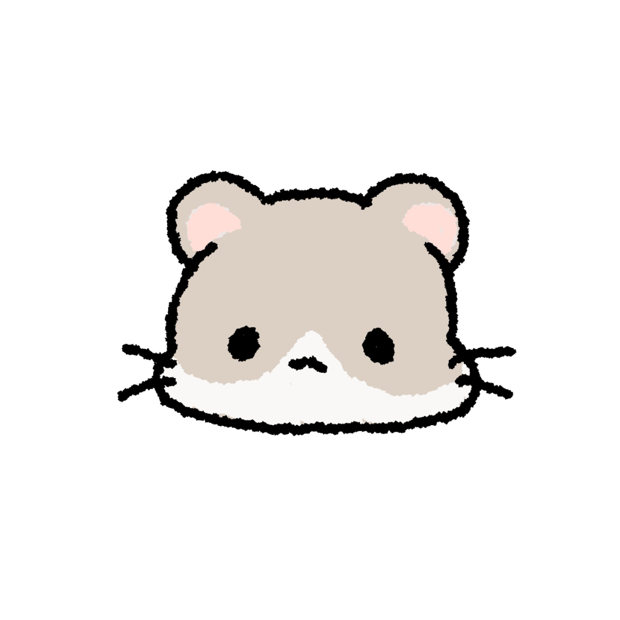 ハムスター イラスト かわいい