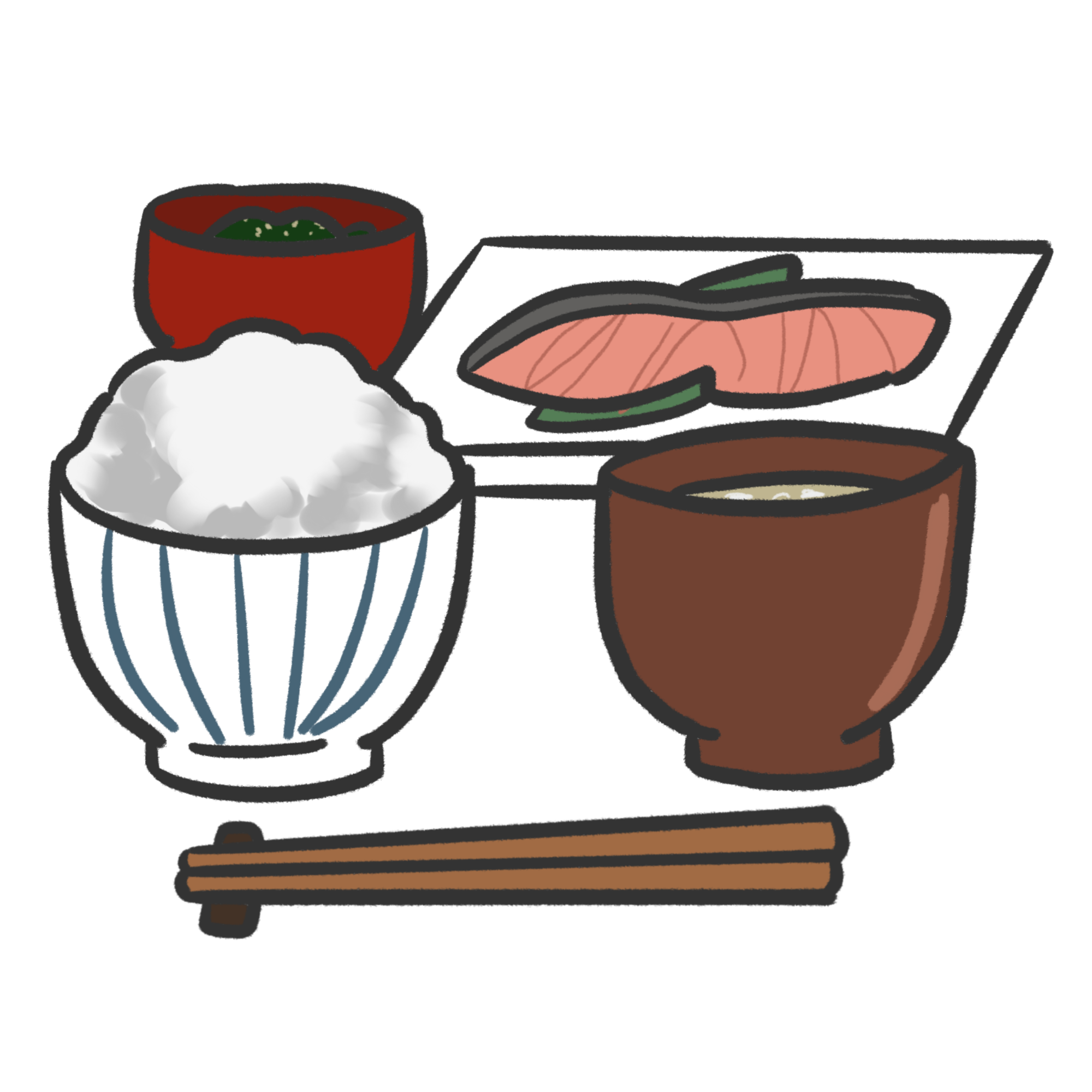 ご飯のイラスト素材 - イラスト素材を無料でダウンロード 無料イラスト素材アタム