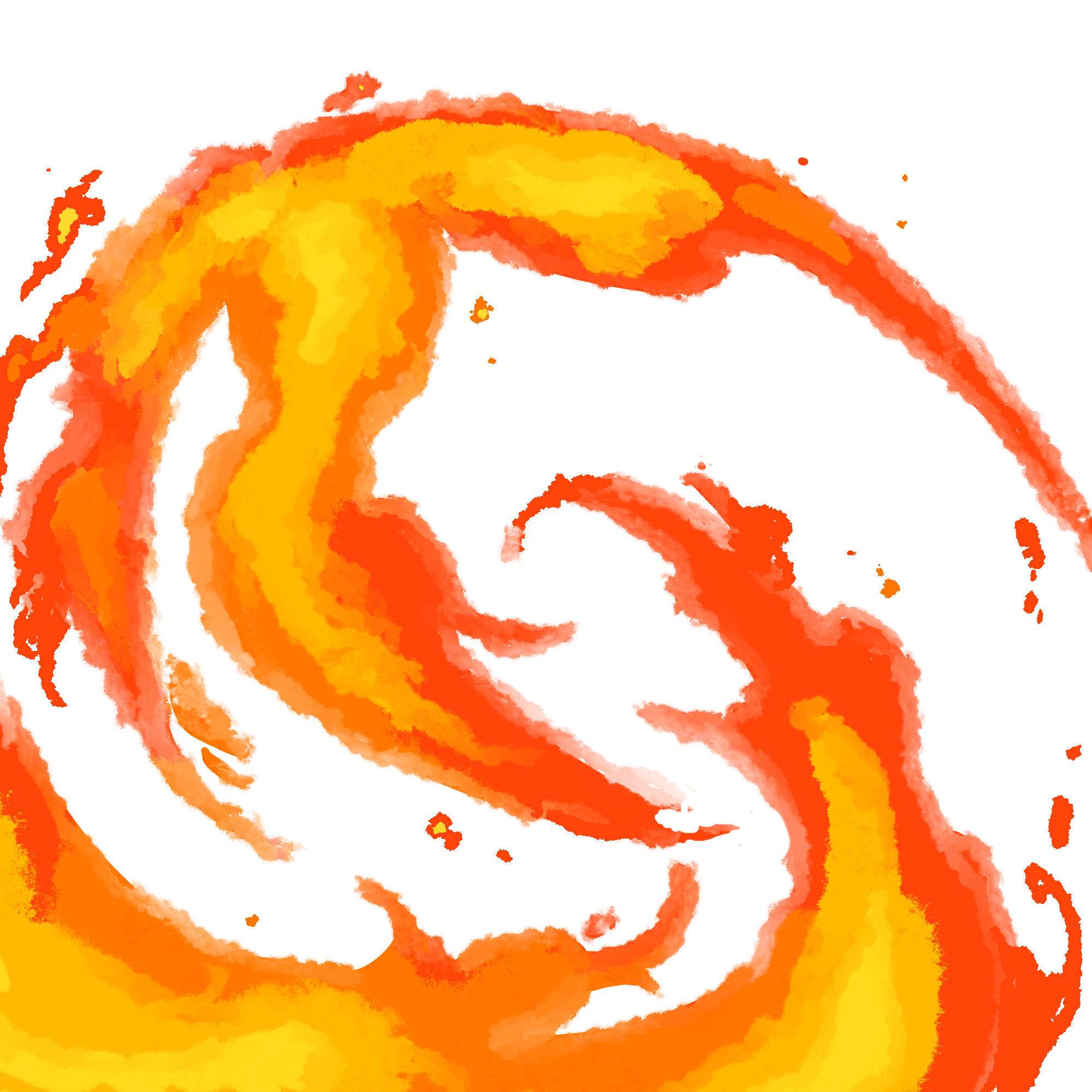 炎 の 絵