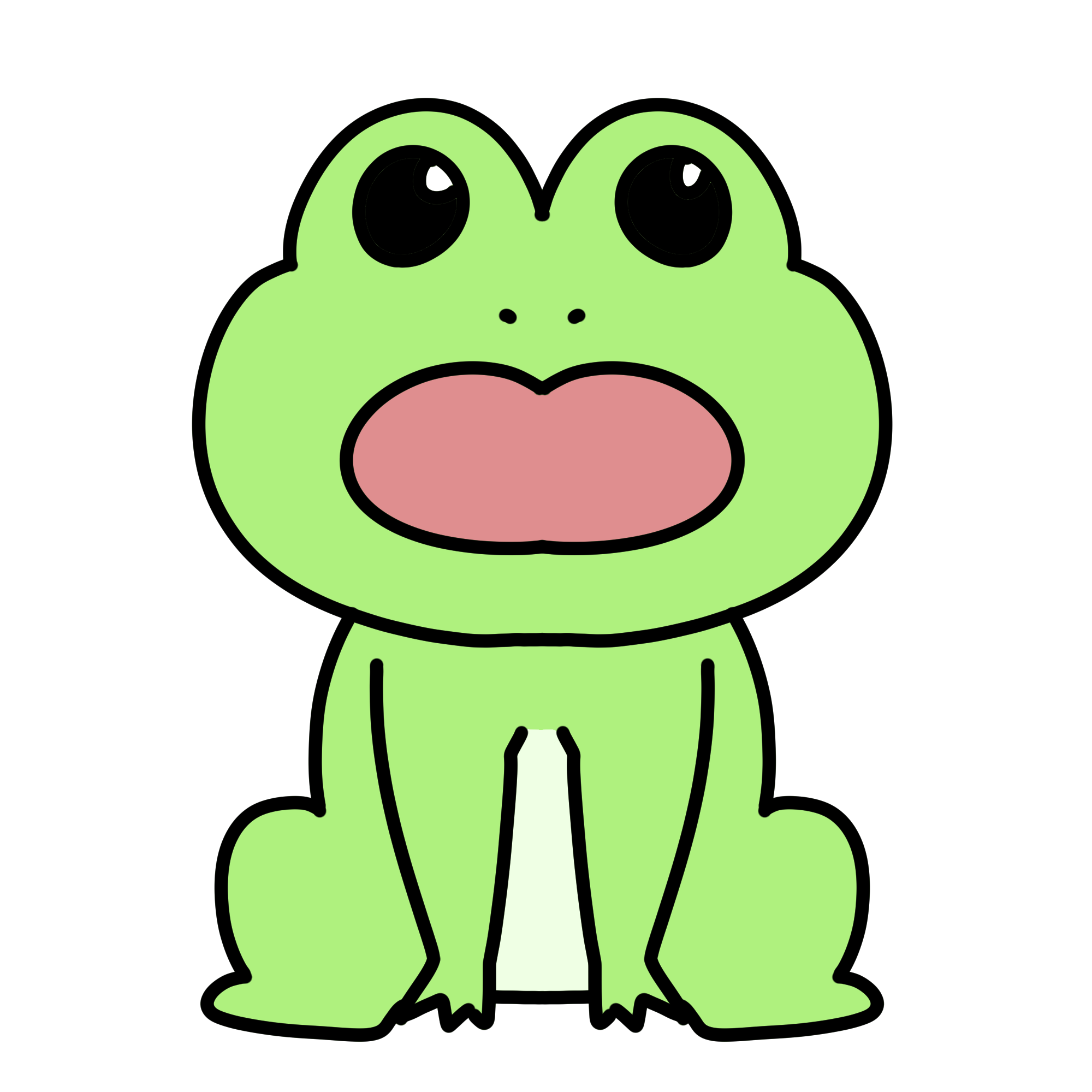カエル イラスト フリー