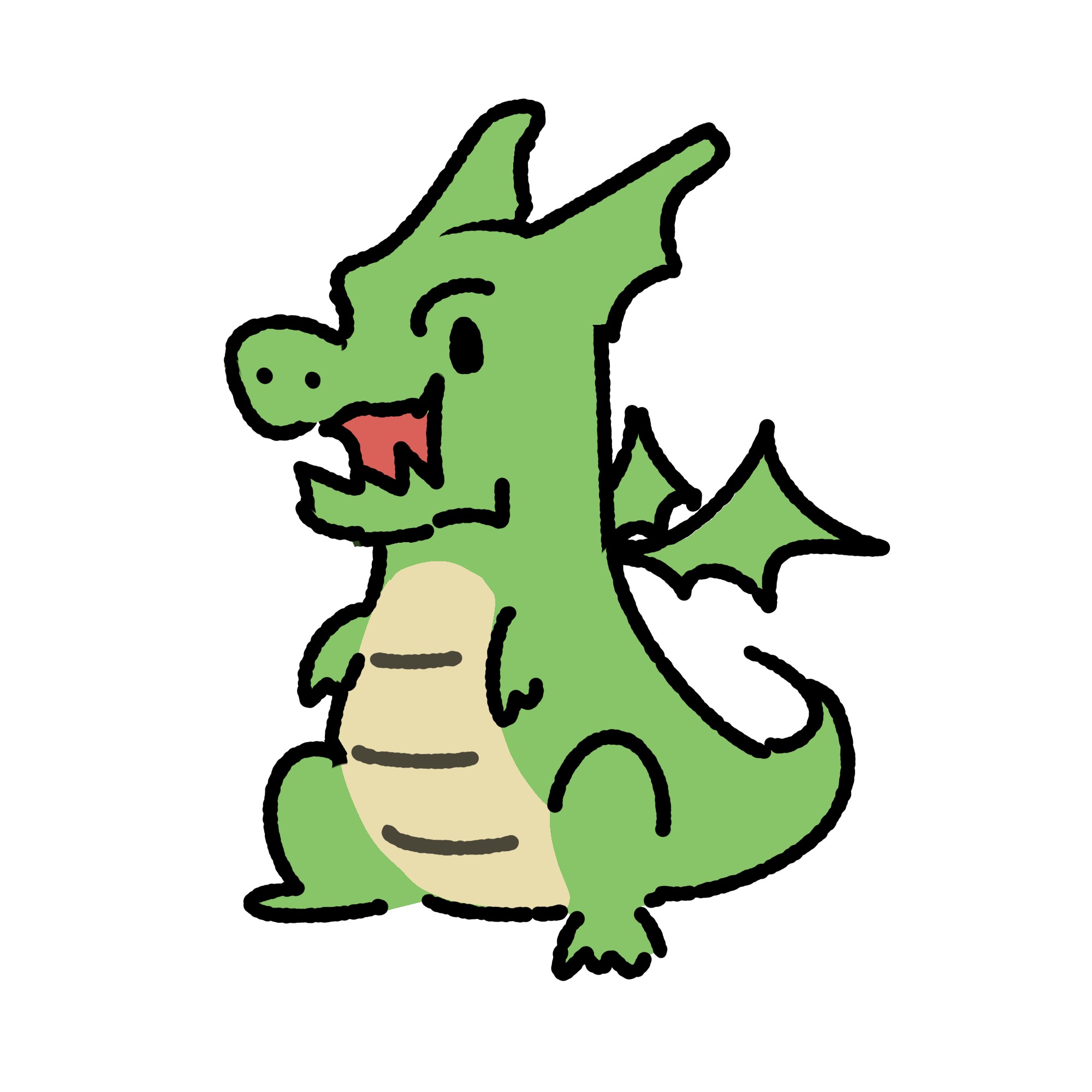 ドラゴン イラスト 簡単