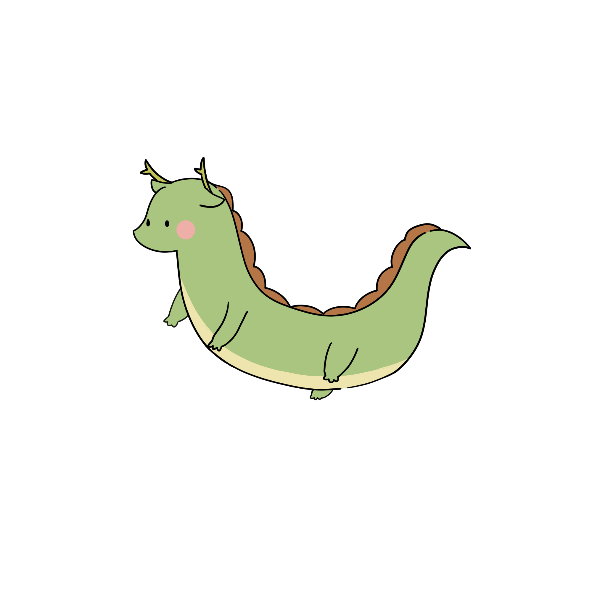 かわいい 龍 リアル 簡単な龍のイラスト素材 - イラスト素材を無料で 