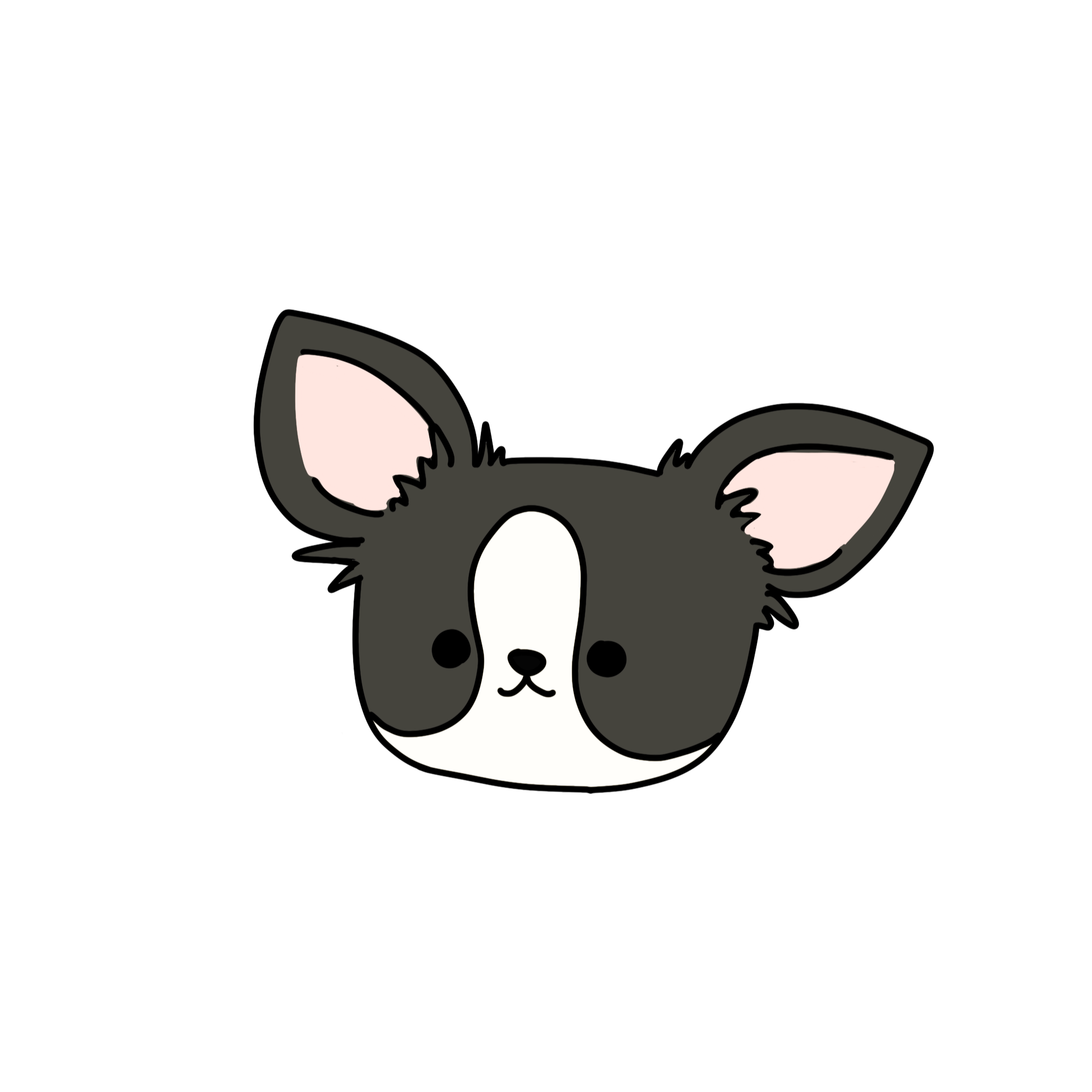 チワワ イラスト 簡単