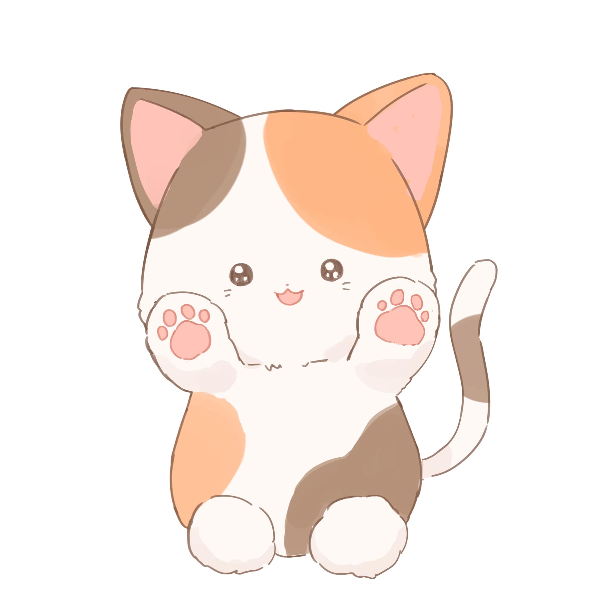 猫 イラスト もふもふ
