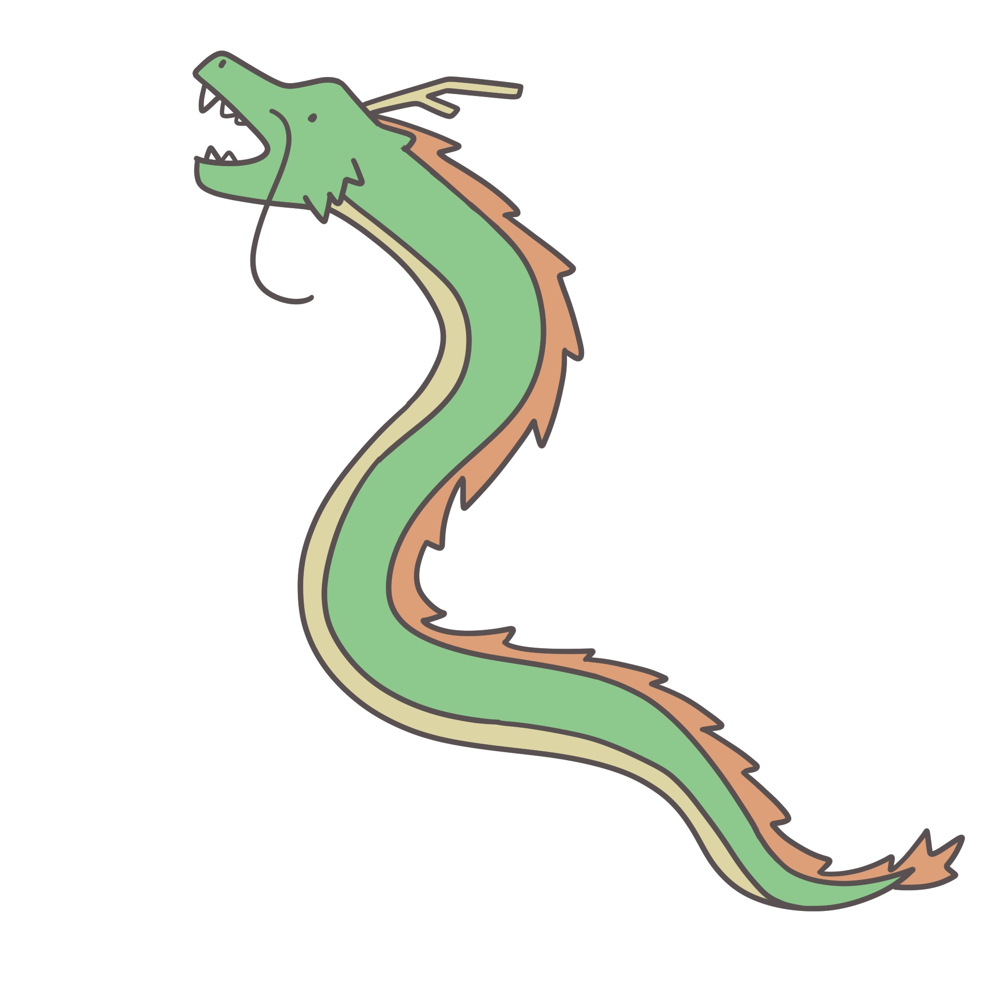 龍 イラスト 簡単