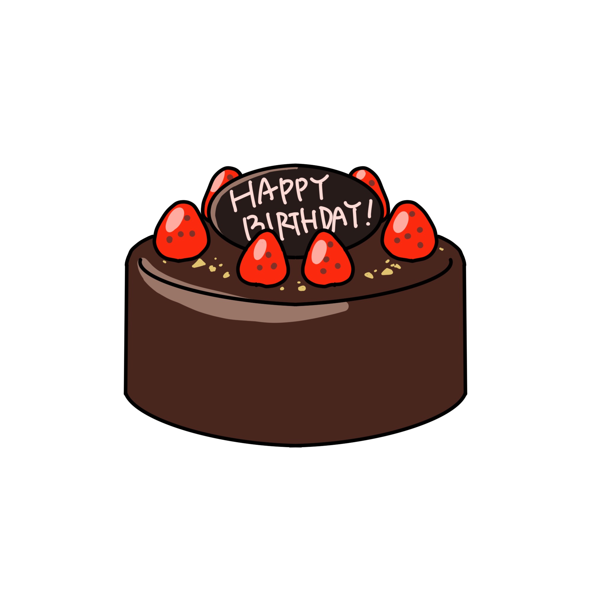 誕生 日 ケーキ イラスト