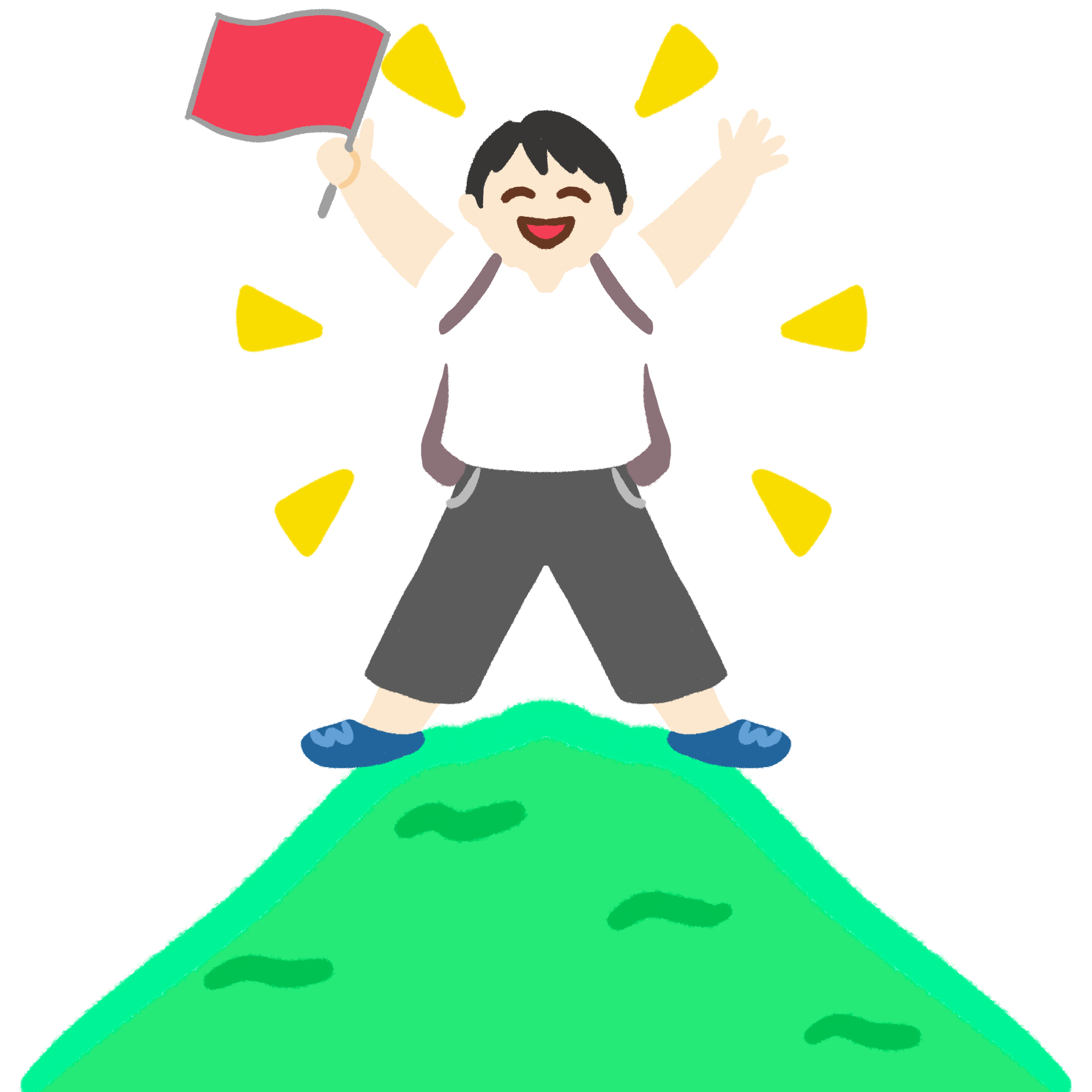 努力のイラスト素材 - イラスト素材を無料でダウンロード 無料イラスト素材アタム