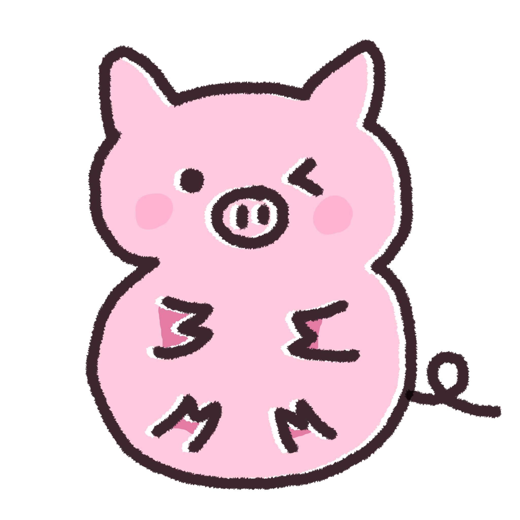 豚 画像 イラスト , 可愛い ぶた 豚 ブタのイラスト素材 – XUOION