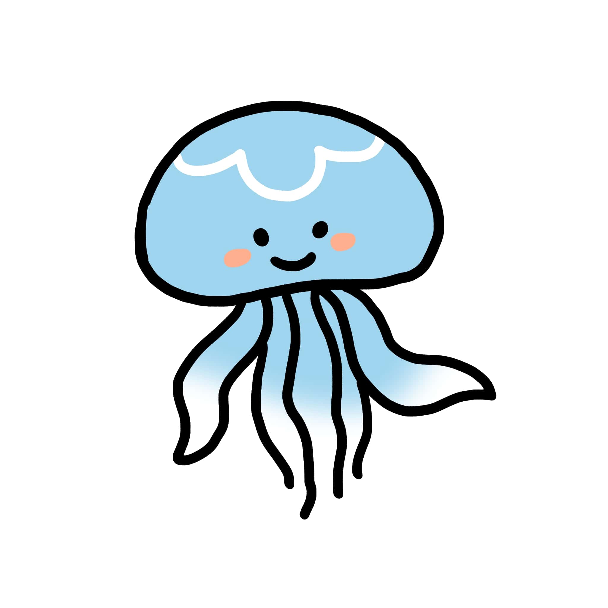 海 の 生き物 かわいい イラスト