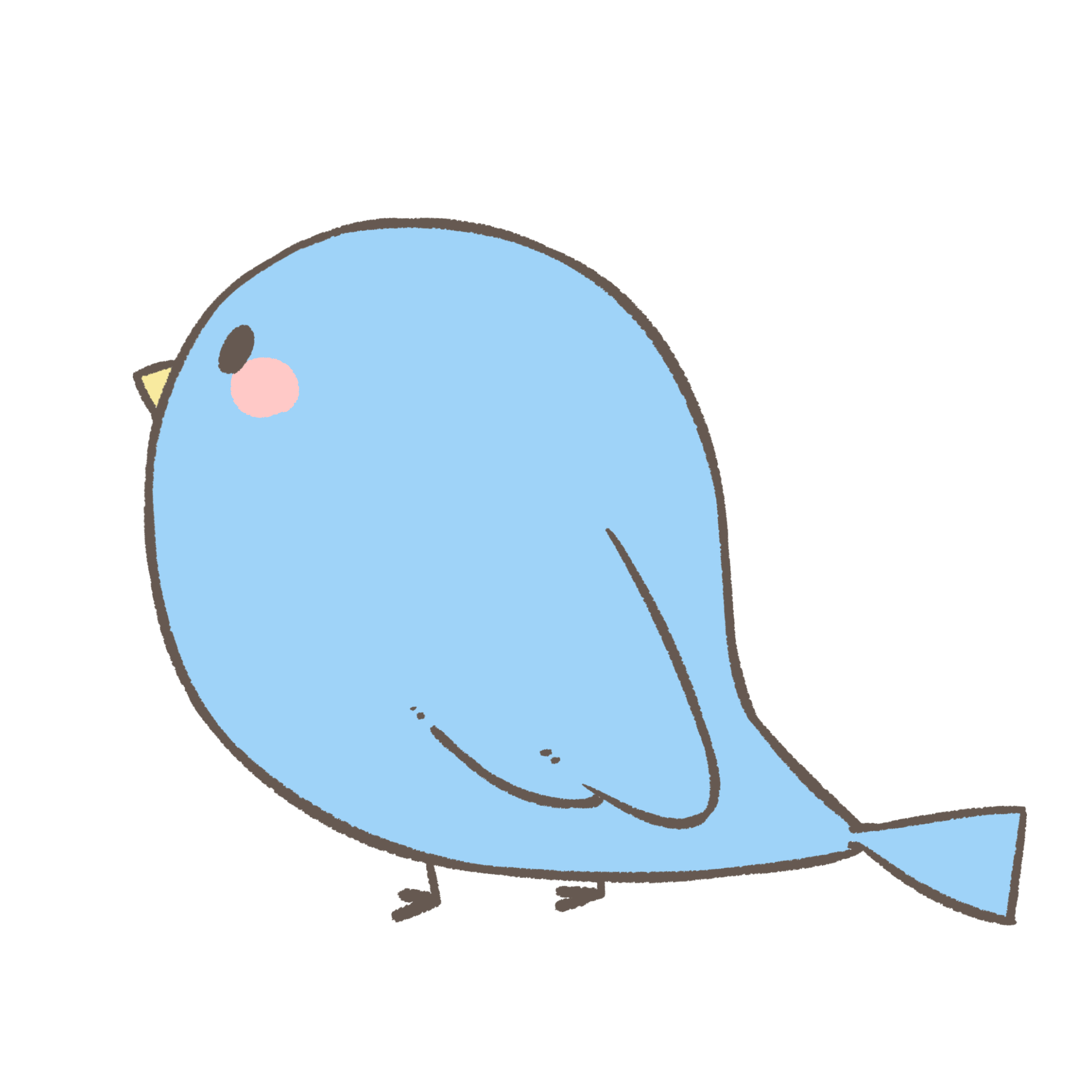 鳥 イラスト 簡単 かわいい