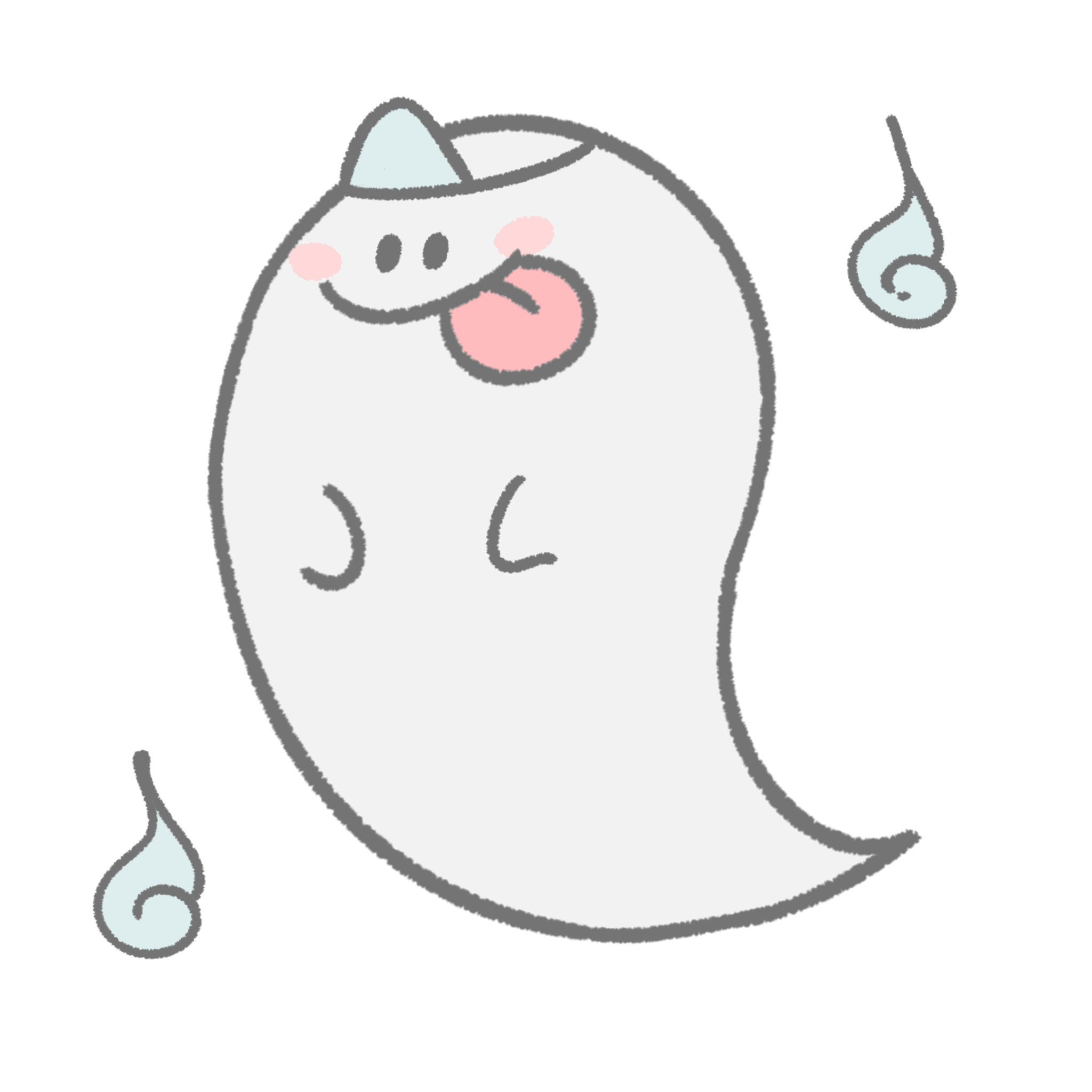 おばけのイラスト素材 - イラスト素材を無料でダウンロード 無料イラスト素材アタム
