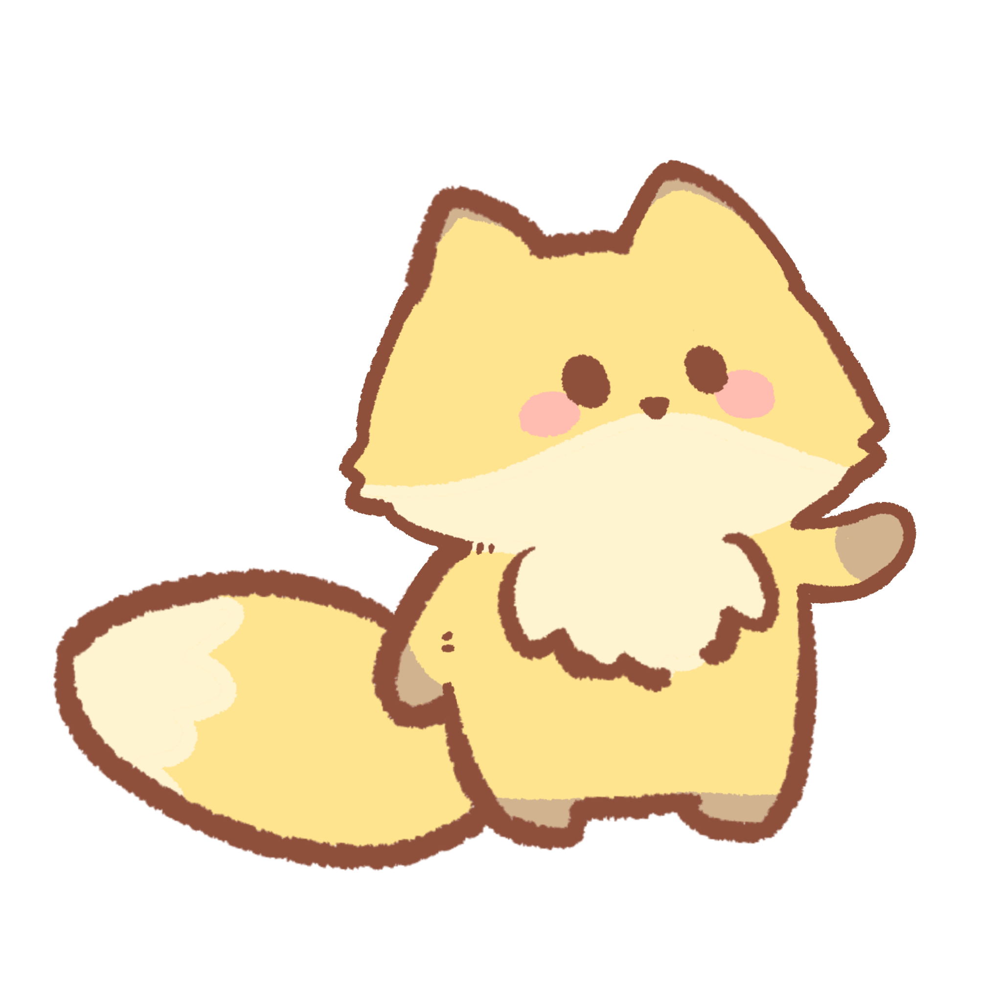 きつね イラスト かわいい