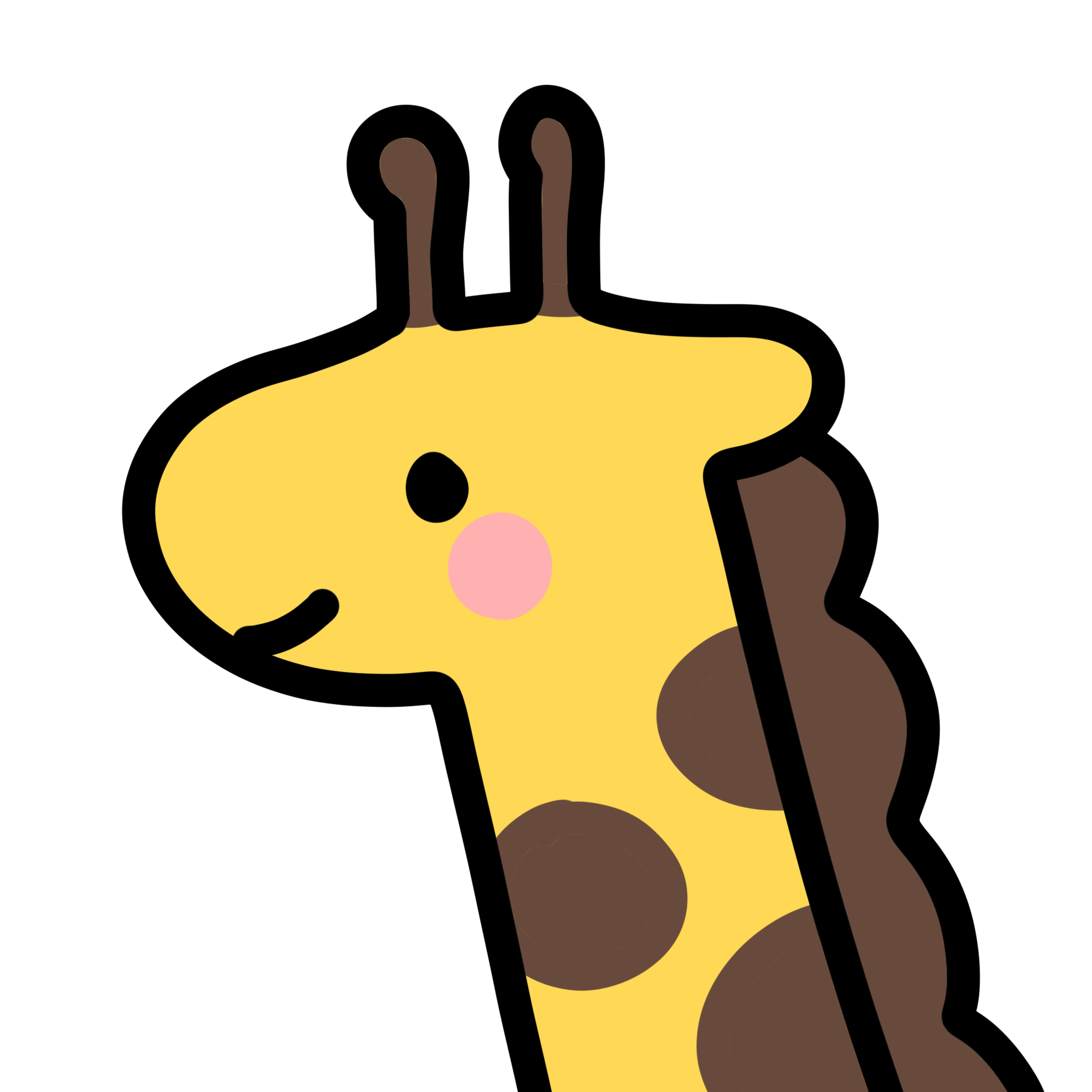 かわいいキリンのイラスト素材 - イラスト素材を無料でダウンロード 